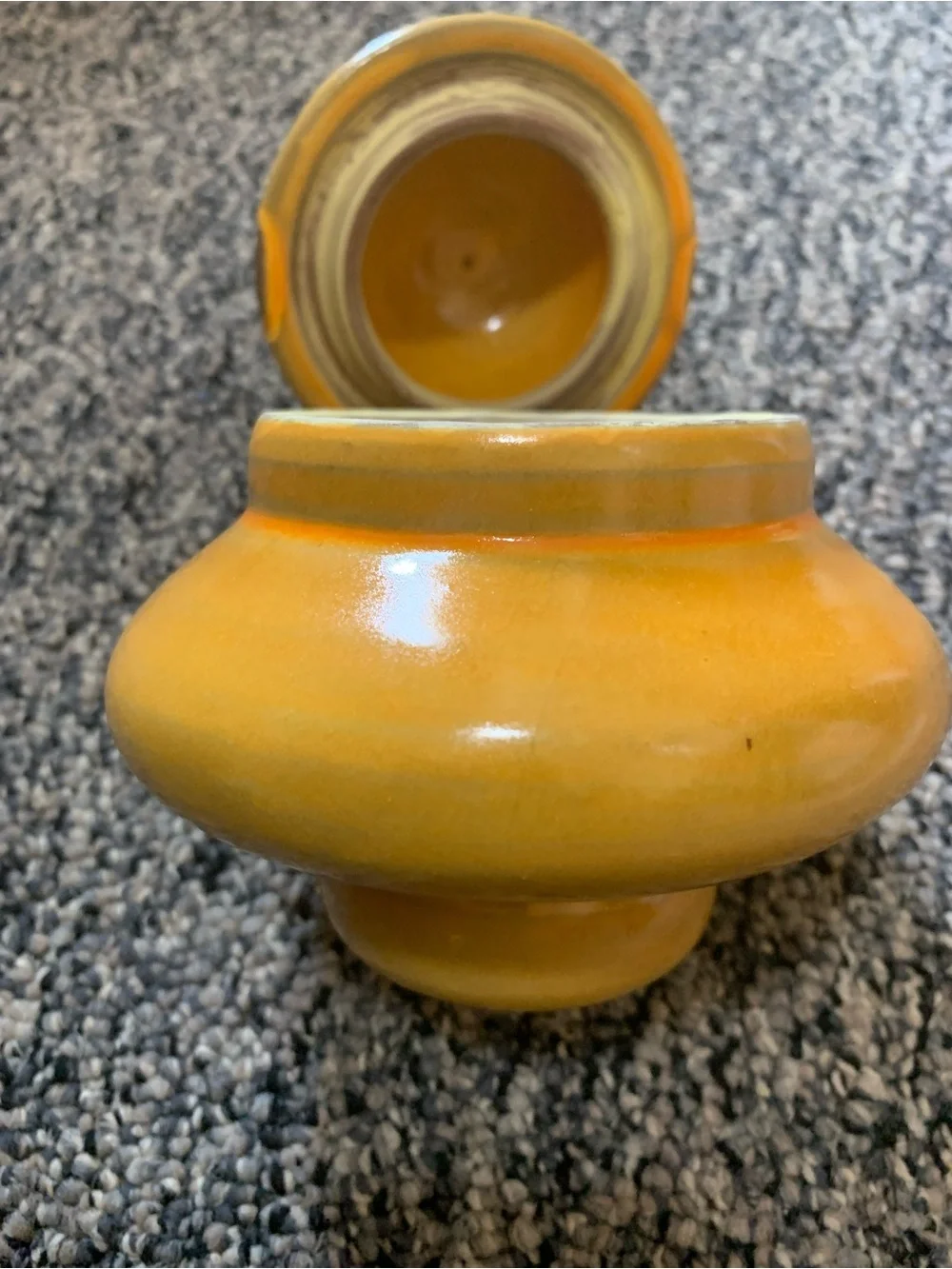 Bright Orange Ceramic Accent Vase - Home Accents